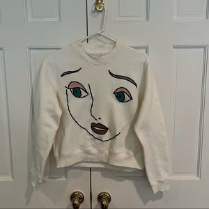 Disney essentiel antwerp white crew neck size 1
